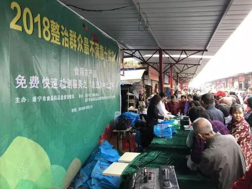 守護舌尖安全，助力消費升級——“食用農產品免費快速檢測服務走進川中大市場”活動成功舉行